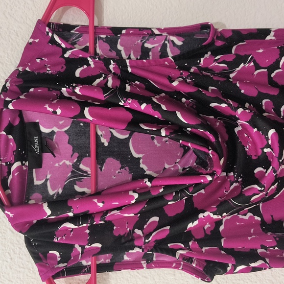 Alfani Floral Blouse Size S - Picture 5 of 8